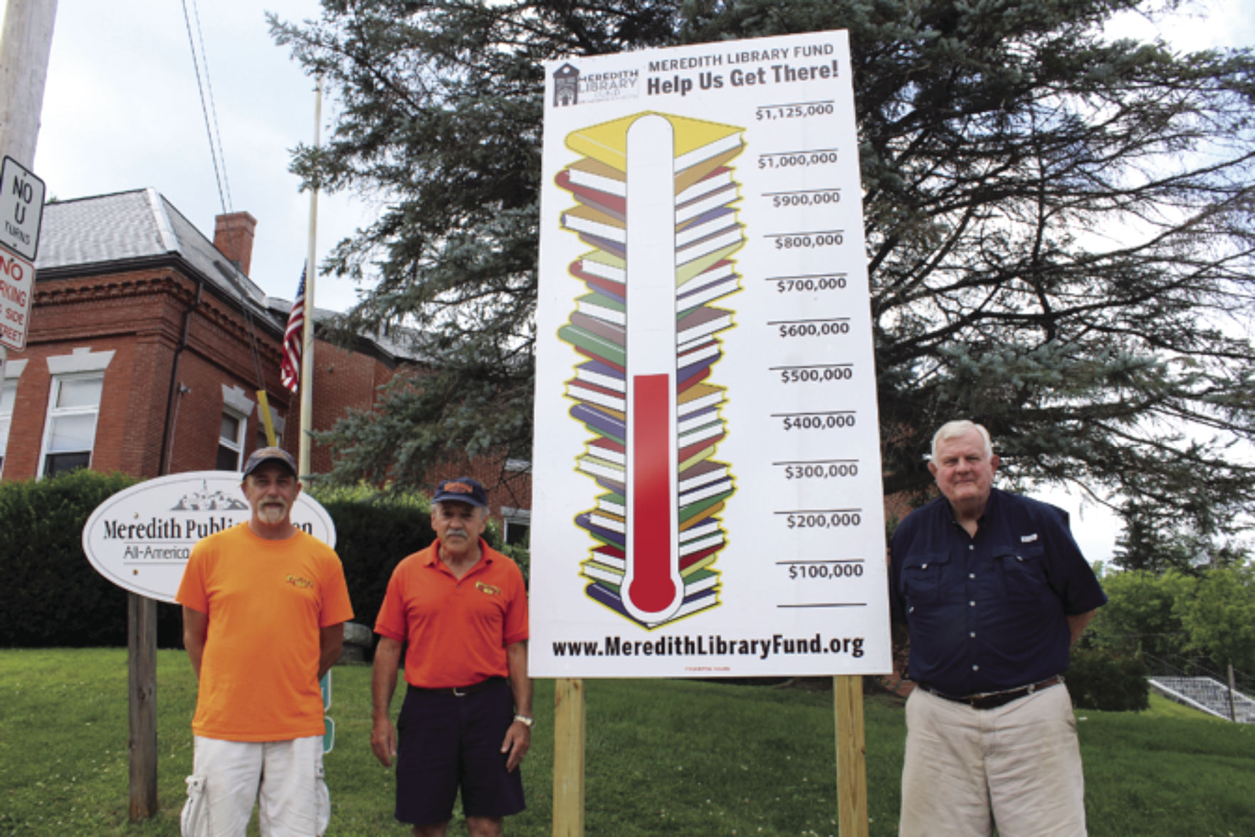 Paquette Signs supports Meredith library capital campaign